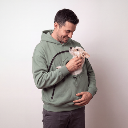Sudadera porta mascotas con capucha | PetsRoute