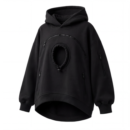 Sudadera porta mascotas con capucha | PetsRoute