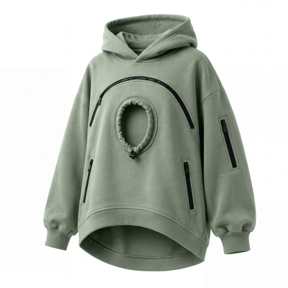 Sudadera porta mascotas con capucha | PetsRoute